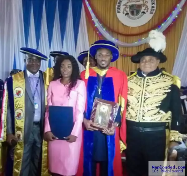 2Baba (2Face Idibia) Receives Honorary Degree From Igbinedion University – PHOTOS